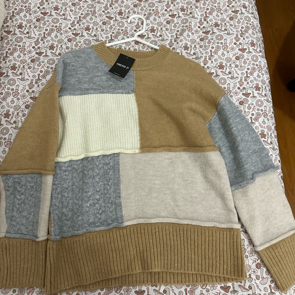 Chunky brown sweater (small)